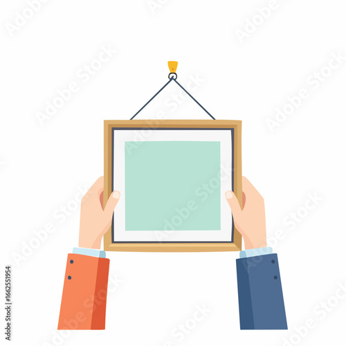 Hands Holding Picture Frame