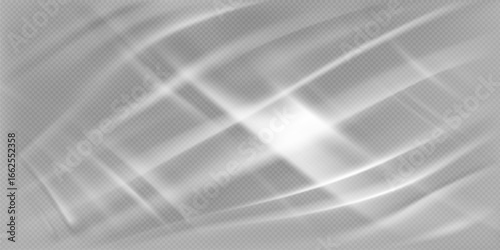 Transparent Light Polyethylene Plastic Warp. Eps10 Vector.