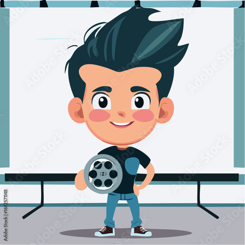 visionary cartoon icon curating mental health youth film showcase in Santiago