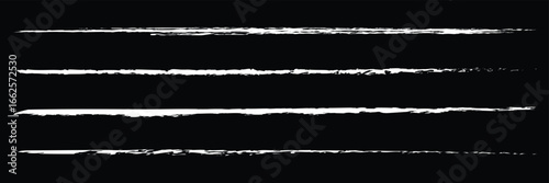 Hand drawn scribble underline line vector icon isolated on transparent background. EPS 10 .