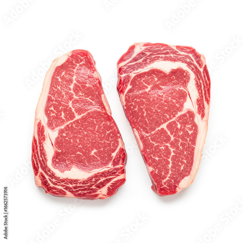 Fresh meat isolated on white background