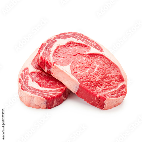 Fresh meat isolated on white background