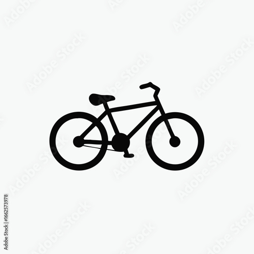 minimalist bycycle icon vector template