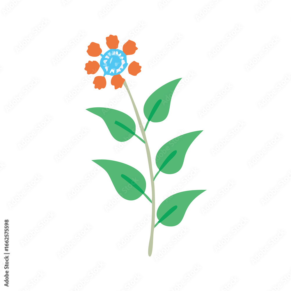 Obraz premium summer-garden-flowe template