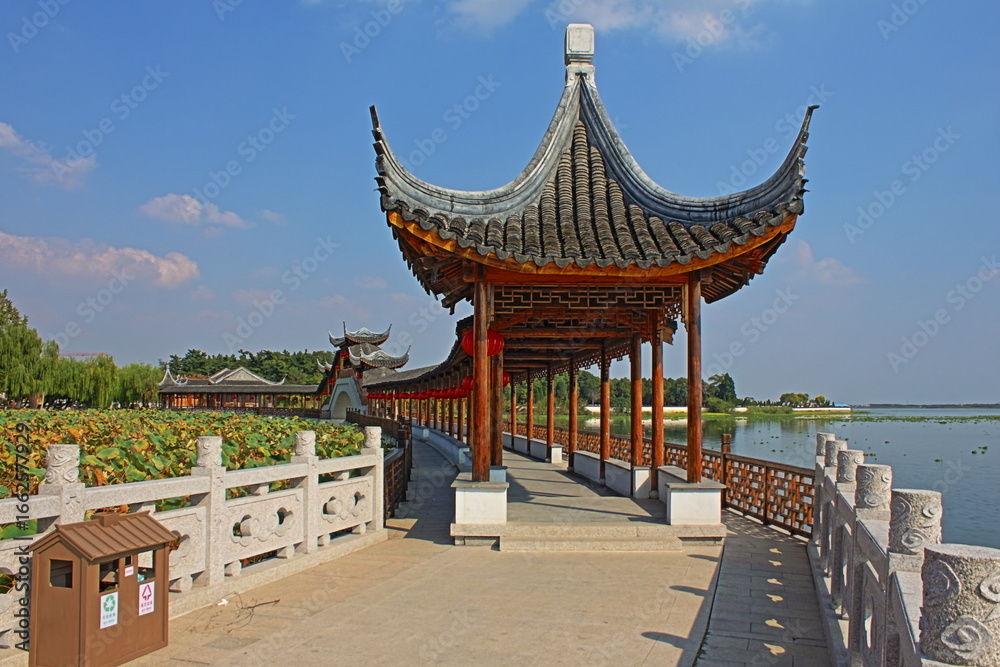 Obraz premium Jinxi Ancient Town, Jiangsu, China