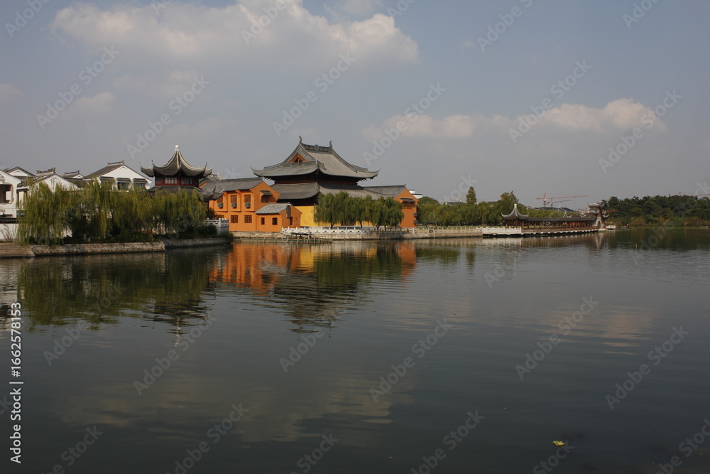 Fototapeta premium Jinxi Ancient Town, Jiangsu, China