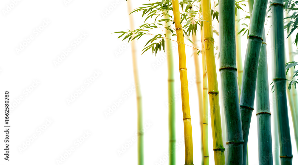 Obraz premium green bamboo forest