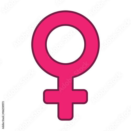 Pink female symbol