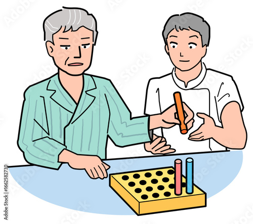 理学療法-物を正確に嵌め込む