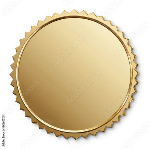 gold medal isolated on white