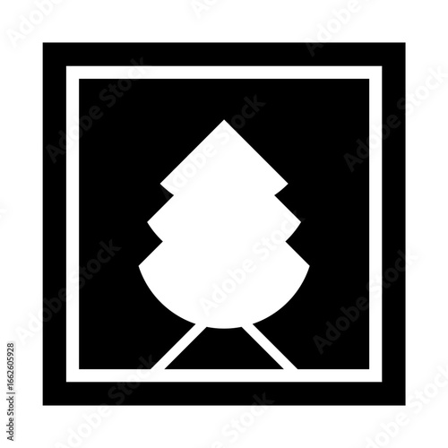 beautiful, simple and elegant pine tree logo
