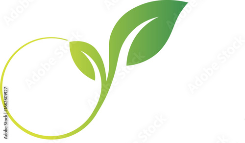 Nature leaf logo design inspiration | Premium Vector EPS file