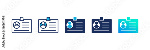 Membership icon set multiple style collection