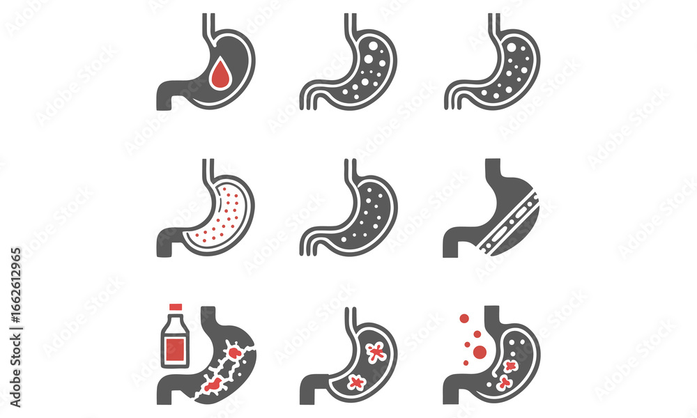 Obraz premium Health and Medical Awareness Icons