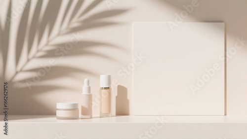 skincare with interior of a room