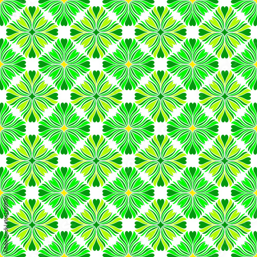 Colorful Floral Mandala Pattern Background 005
