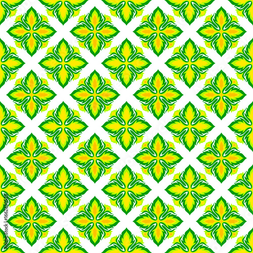 Colorful Floral Mandala Pattern Background 005
