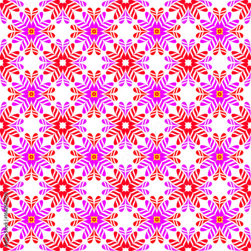 Colorful Floral Mandala Pattern Background 005