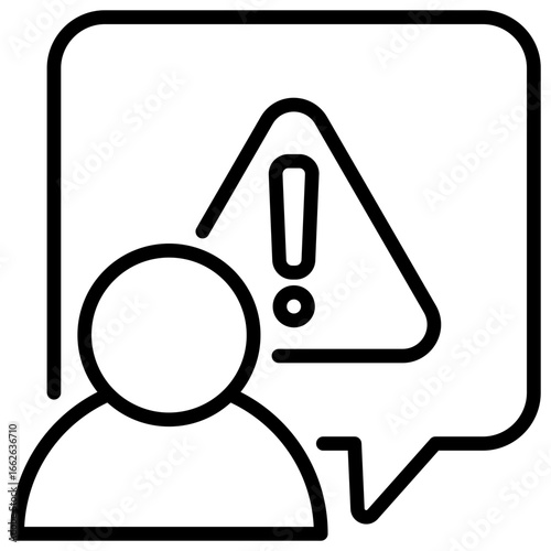 Whistleblower Outline Icon