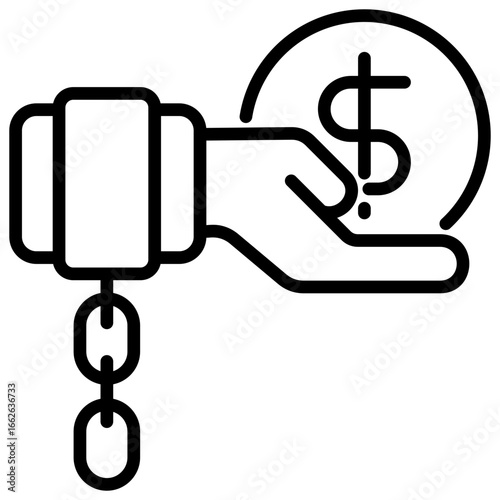 Corruption Outline Icon