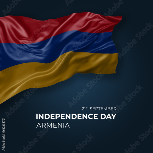 Free Download Armenia independence day greetings card - GFXLoad