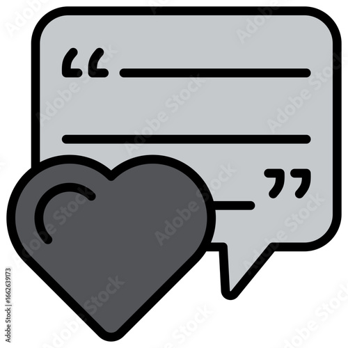Honesty Grey Icon Editable Stroke