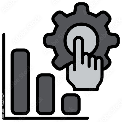 Market Abuse Grey Icon Editable Stroke