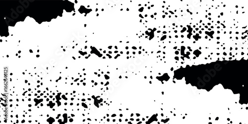 Black Brush strokes isolated on white background. Brush strokes grunge background. Vector brush stroke texture.