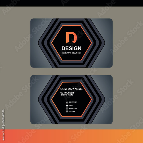 Modern Custom Business Card Design – Professional & Stylish Layout
