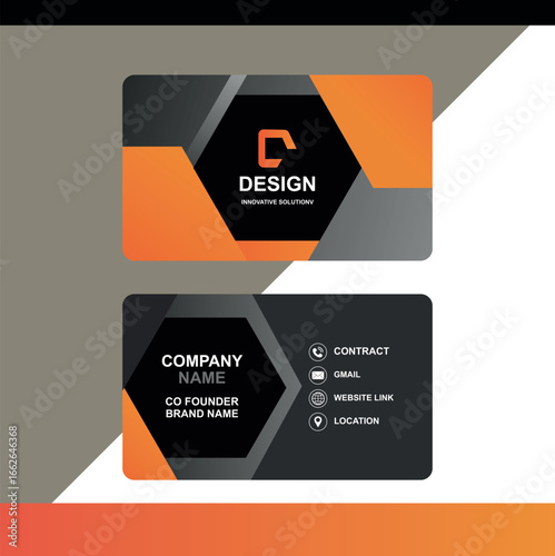 Modern Custom Business Card Design – Professional & Stylish Layout