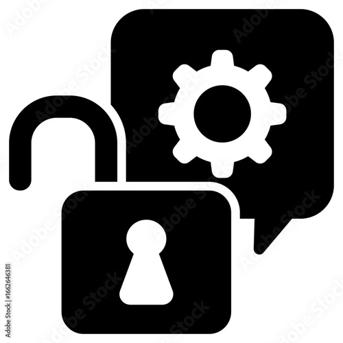 Disclosure Glyph Black Icon
