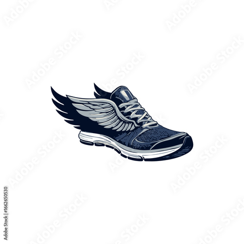 sneakers isolated on white background
