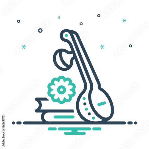 Mix icon for basant panchami