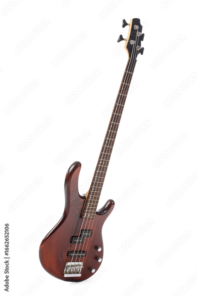 Fototapeta premium Electric guitar on white background