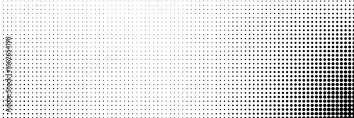 Basic halftone dots effect in black and white color. Halftone effect. Halftone dots. Black white halftone.Background with monochrome dotted