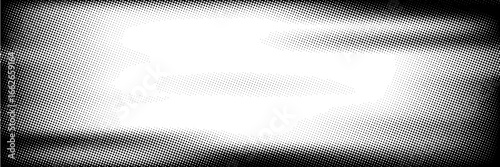 Halftone faded gradient texture. Grunge halftone grit background. White and black sand noise wallpaper. Retro pixilated vector backdrop