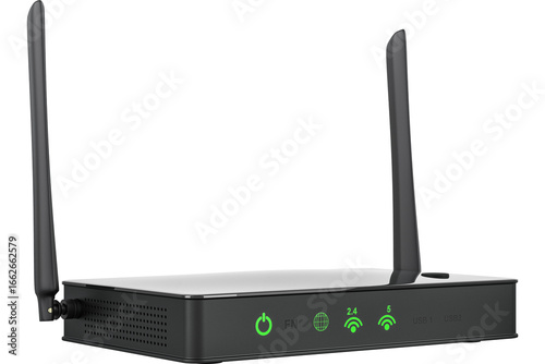 Obraz na plátne Wireless Internet Router, transparent background