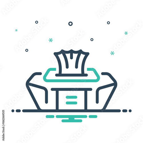 Mix icon for tissue