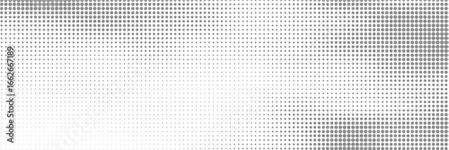 Basic halftone dots effect in black and white color. Halftone effect. Halftone dots. Black white halftone. MODERN