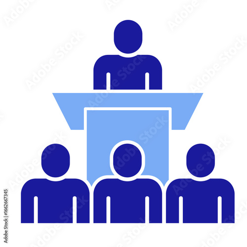 Facilitator  Icon Element For Design