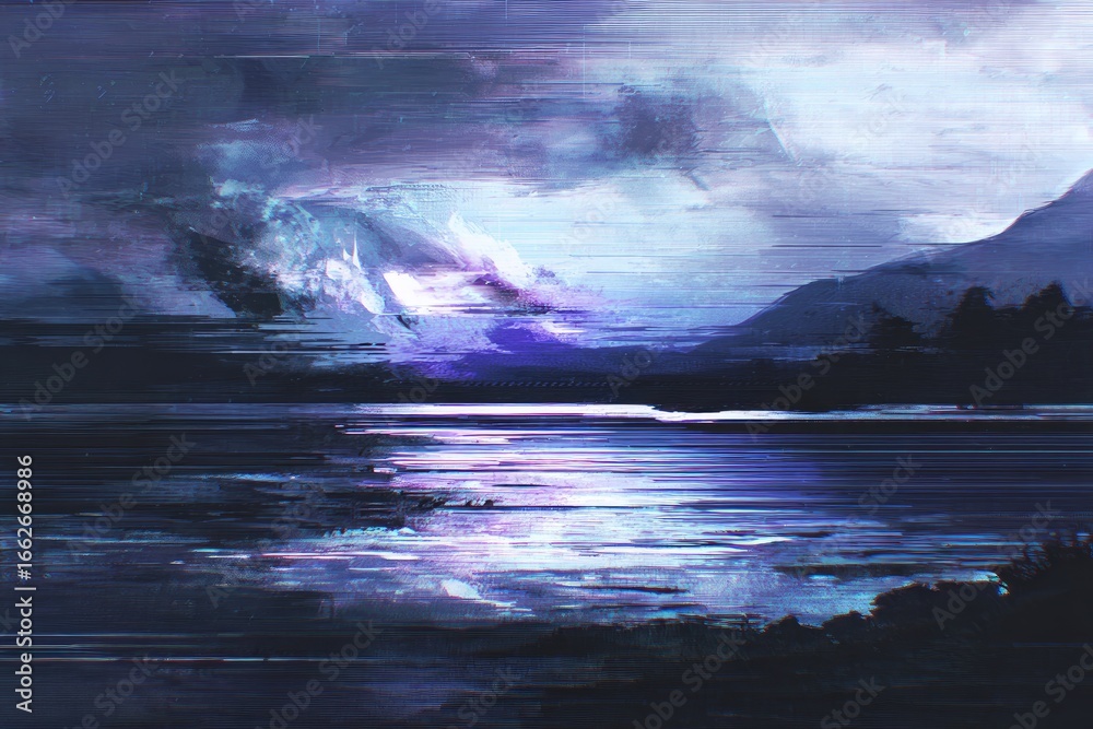 Fototapeta premium Lake at Night