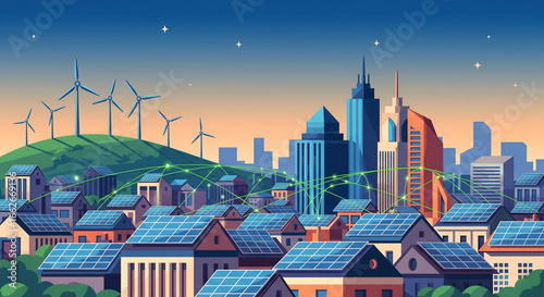 Renewable Energy and Smart Grid in a Sustainable City