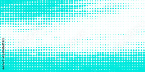 Set of halftone dots gradient pattern texture isolated on white background. Straight dotted spots using halftone circle dot raster texture. Vector blot half tone collection.