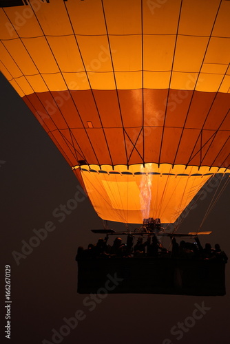 balloon flame close up. High quality photo