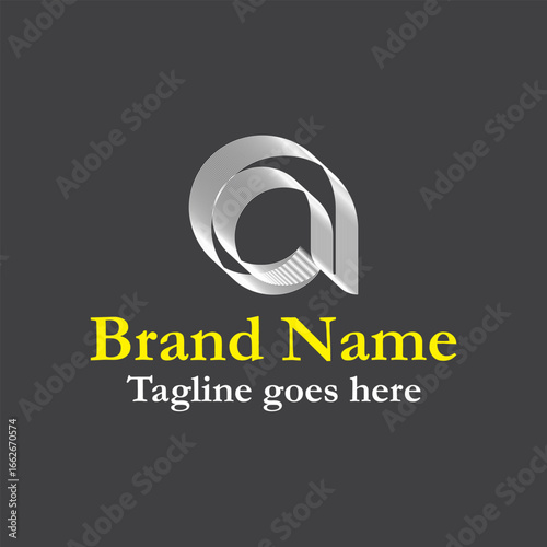 Transparent circular band logo. CMYK color mode for print. Fully vector file. Editable color.