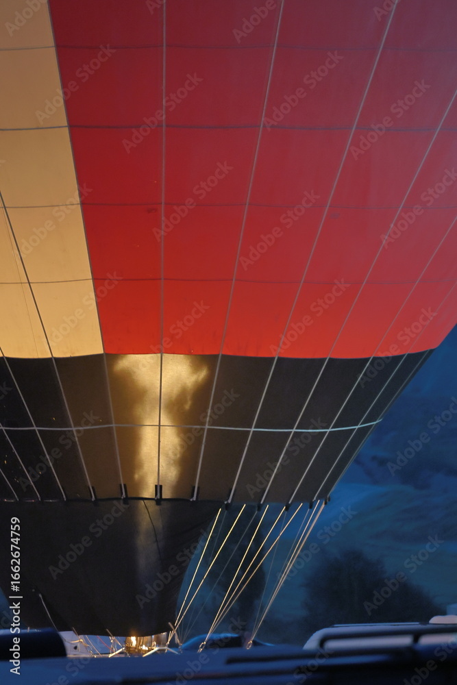 Fototapeta premium balloon flame close up. High quality photo