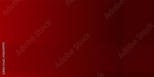 Red line with white architecture futuristic background minimal concept vector illustration subtle design.