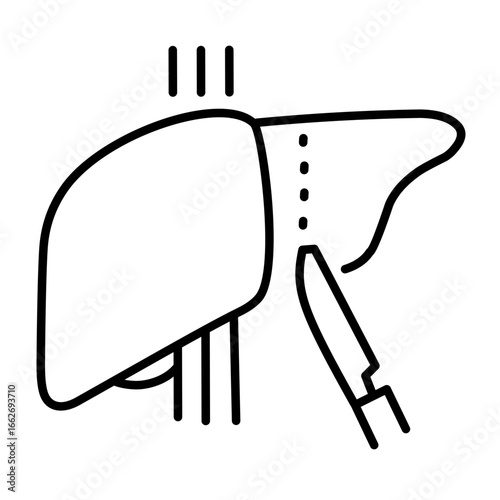 Hepatologist icon vector