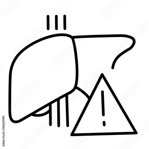Hepatologist icon vector