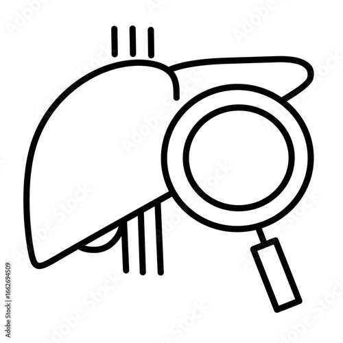 Hepatologist icon vector